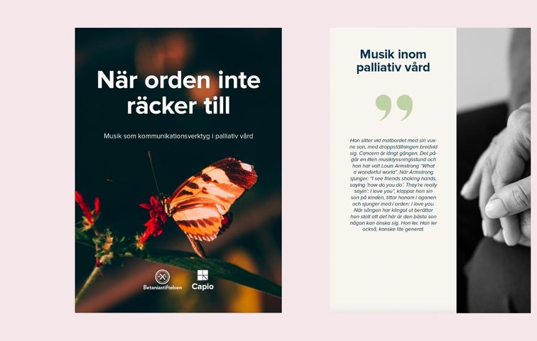 När orden inte räcker till – Musik som kommunikationsverktyg i palliativ vård