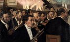 Edgar Degas' The Orchestra at the Opera.