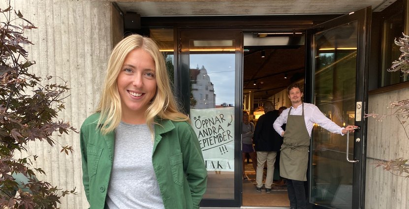 Bryggmästare Hedda Spendrup och köksmästare Christian Siberg<br />
 utvecklar mat och öl som passar ihop. Foto: Besöksliv