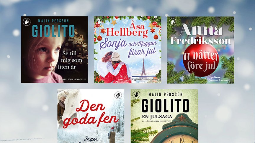 5 böcker att lyssna på för maximal julstämning
