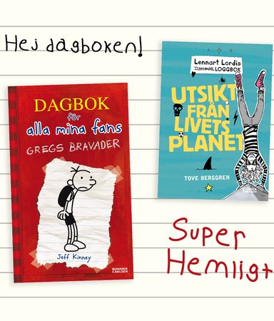 Kära dagbok! 6 barnböcker i dagboksformat