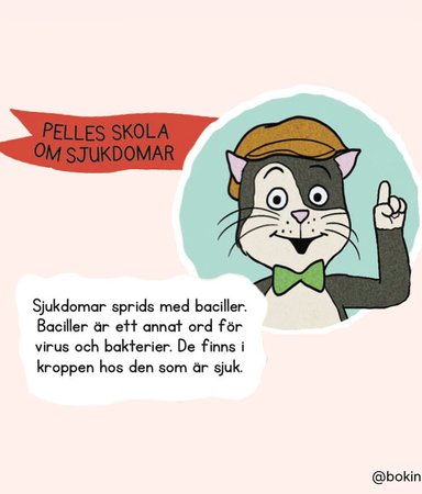 Pelle Svanslös skola om sjukdomar