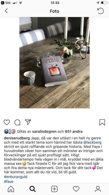 Hett sex utan texmexost – så hyllar läsarna nya Läckberg