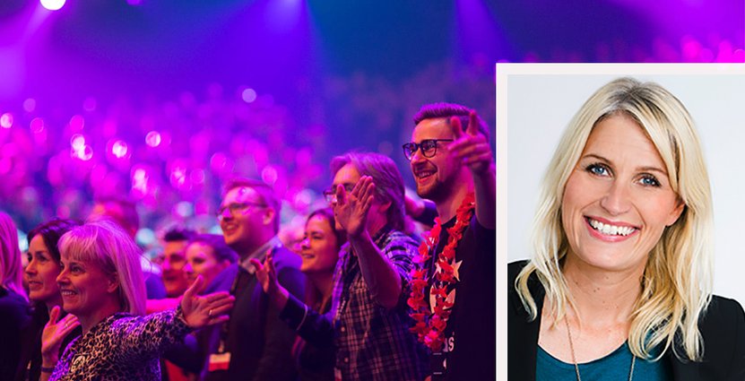 Nordic Choice är bra på att engagera sina medarbetare,<br />
säger Tina Tropp Jerresand, tv. Foto: Nadia Frantsen