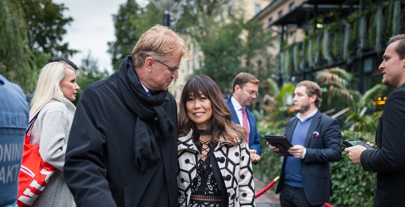 Rikard Nilsson, Årets Kock 1991, och Maria Andersson. Foto: Carla Lomakka