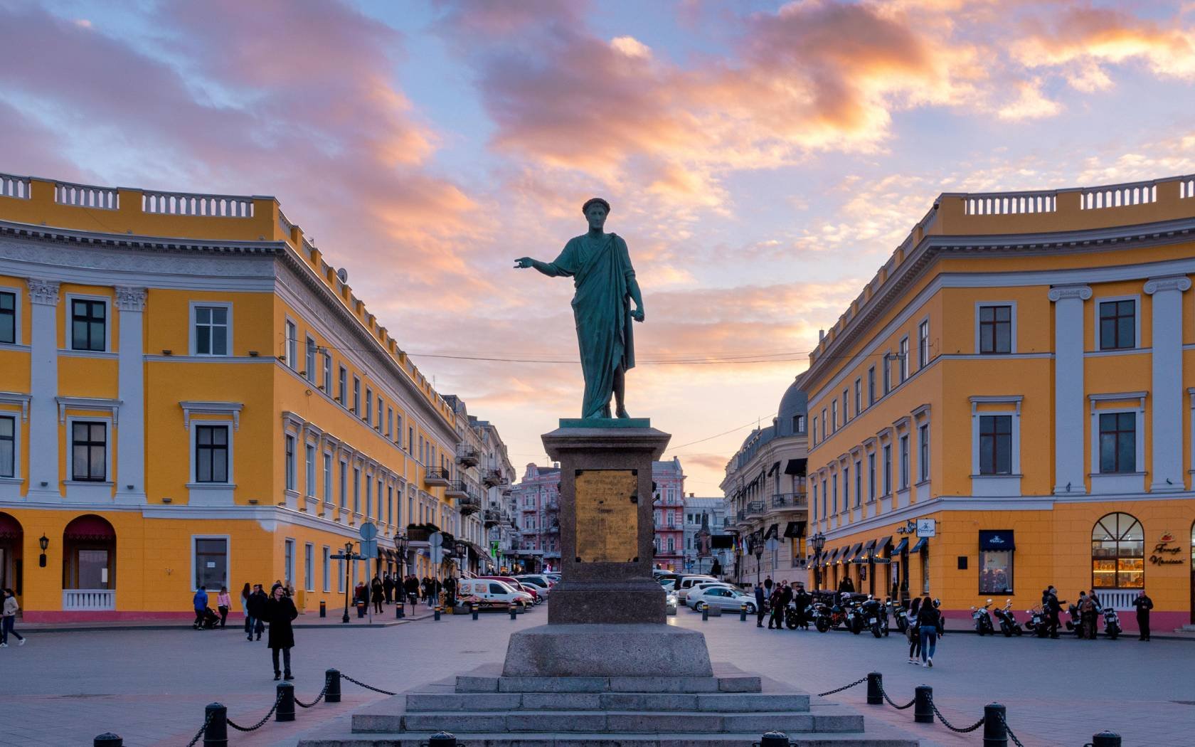 Square de Richelieu, Odessa, Ukraine.