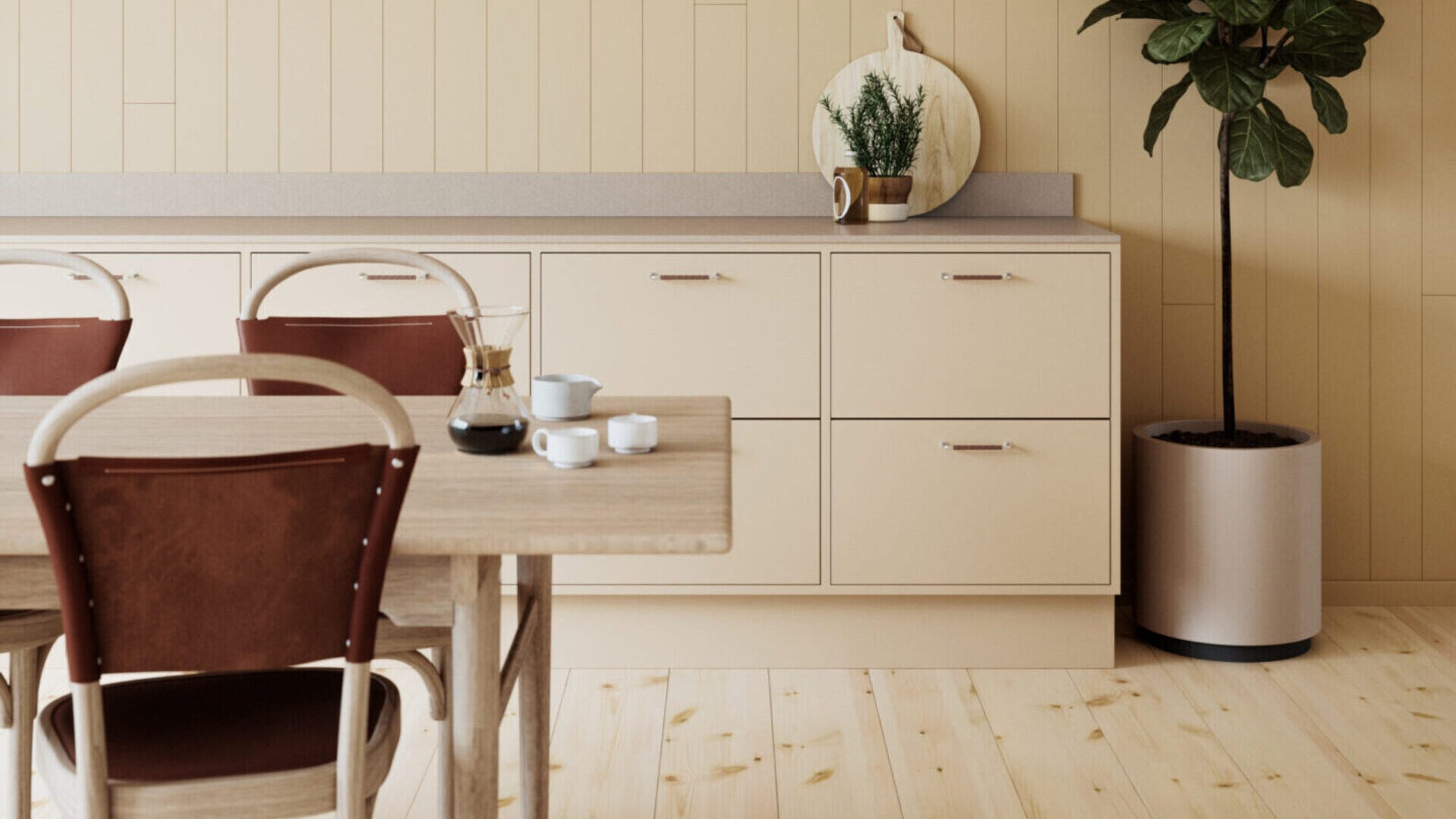 Putsad Furuparkett – Klar