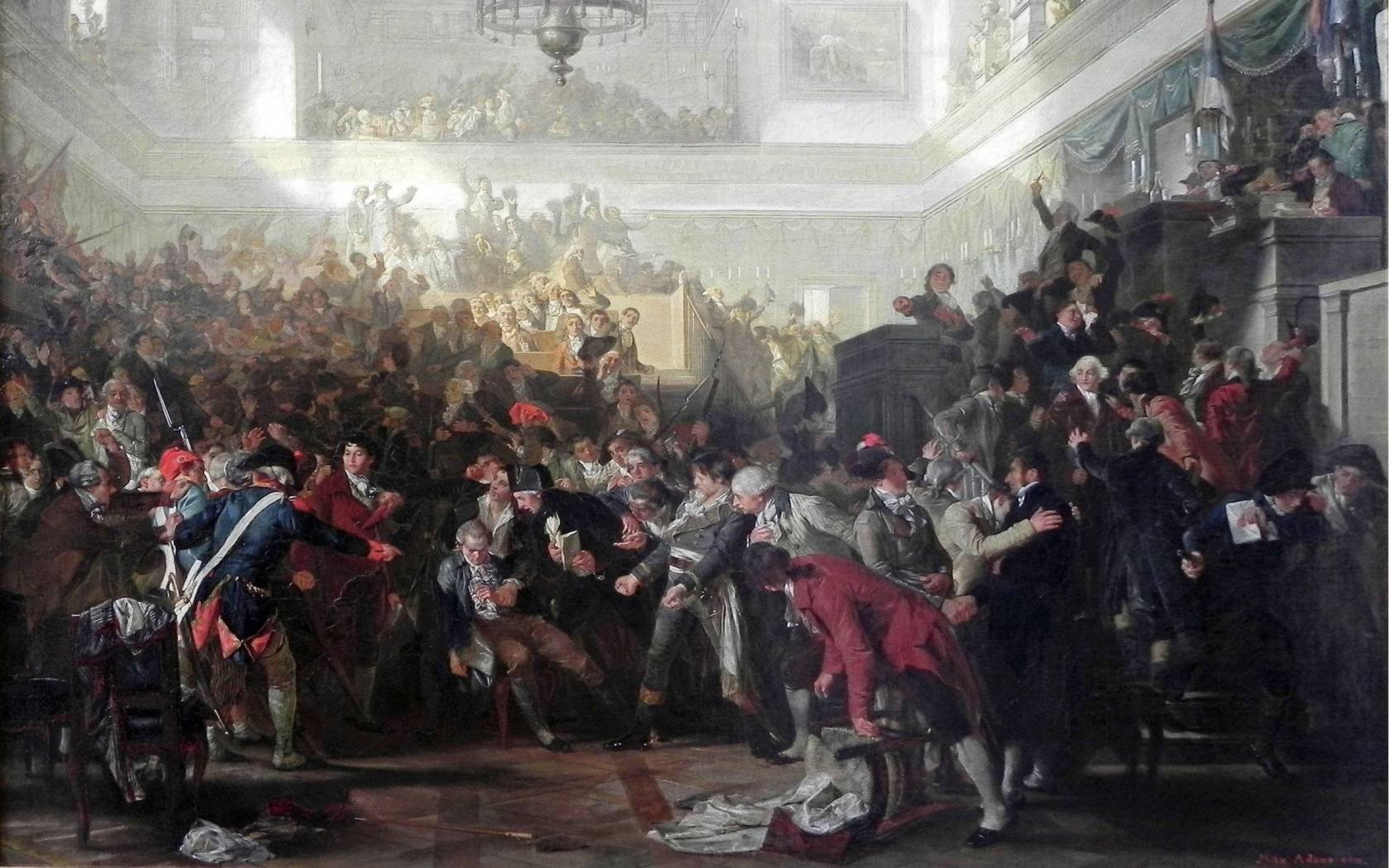 The Fall of Robespierre in the Convention on 27 July 1794