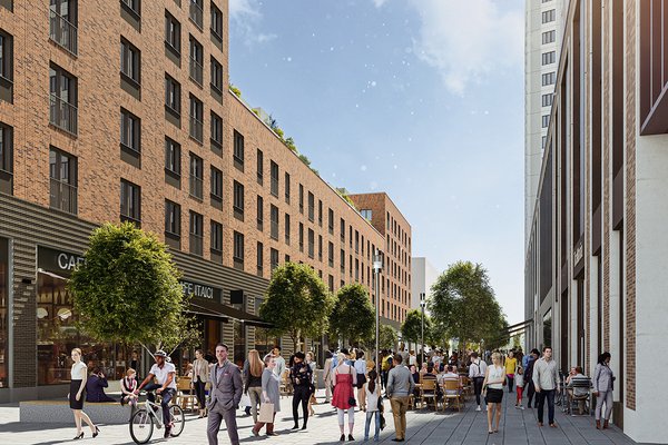 Åke Sundvall signerar exploateringsavtal för två nya centrala stadskvarter
