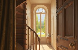 La petite pièce en haut de l’escalier