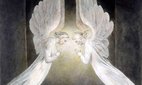 The Angels Hovering Over the Body of Christ in the Sepulchre by William Blake, c. 1805.