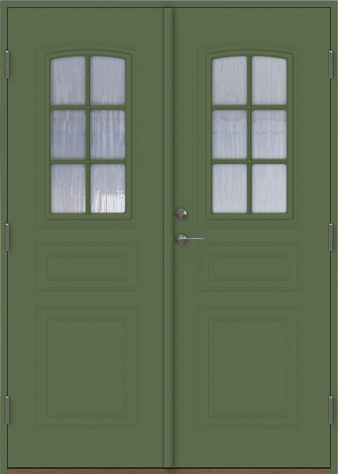 Förnuftig pardörr Grön