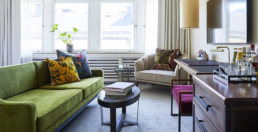 Hotellet har inte mindre än tolv olika rumssorter.  Foto: Johan Nisson