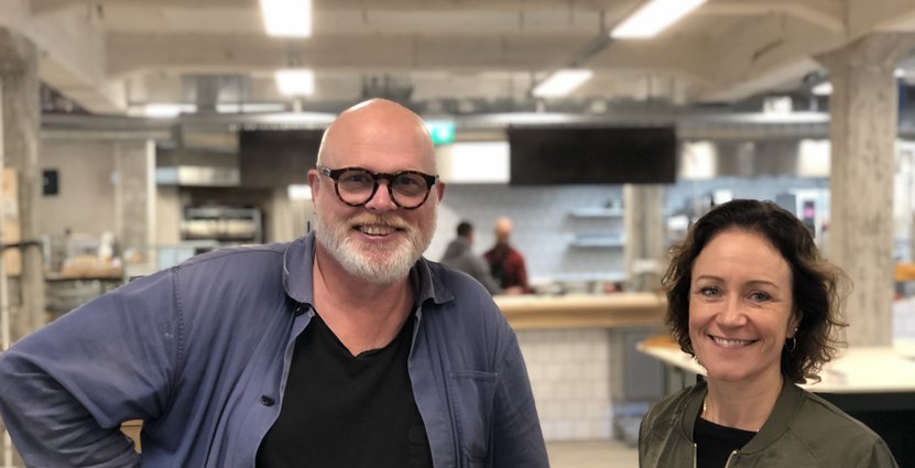 Matts Johansson, Creative Leader och Karin Forsberg, vd Garveriet.  Bild: Jennie Karlberg