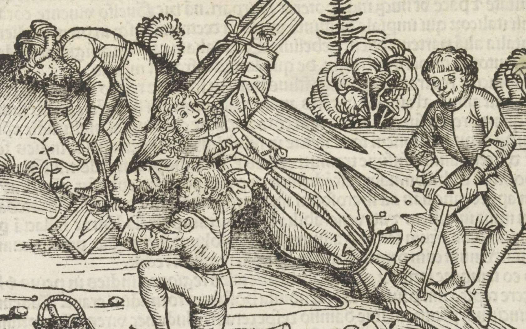 The crucifixion of William of Norwich.