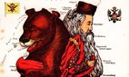 Cartoon of Russia, published by London's Hodder and Stoughton in 1869. Credit: JJs