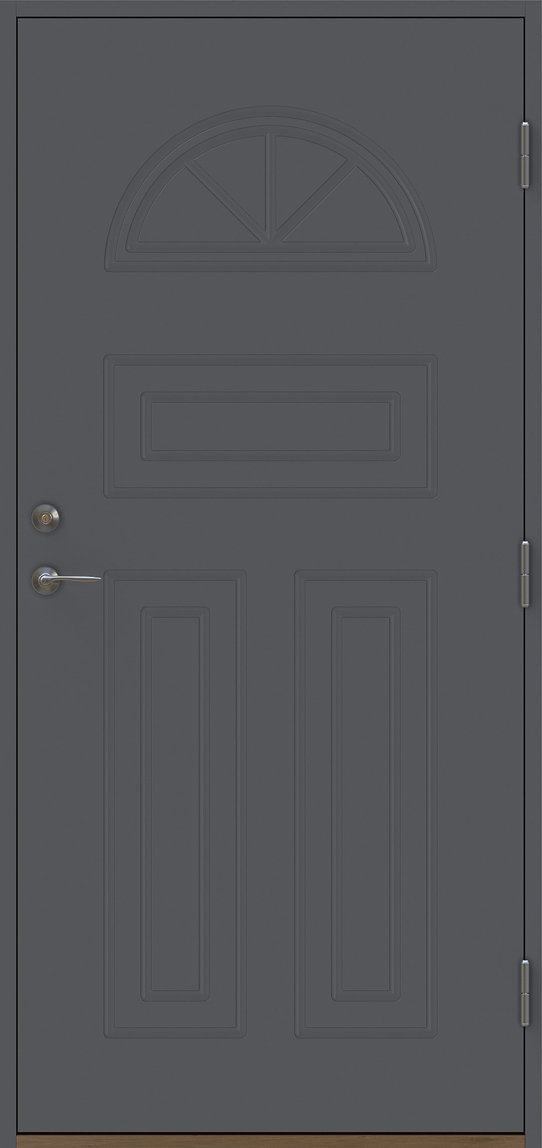 Solöga utan glas Mörkgrå