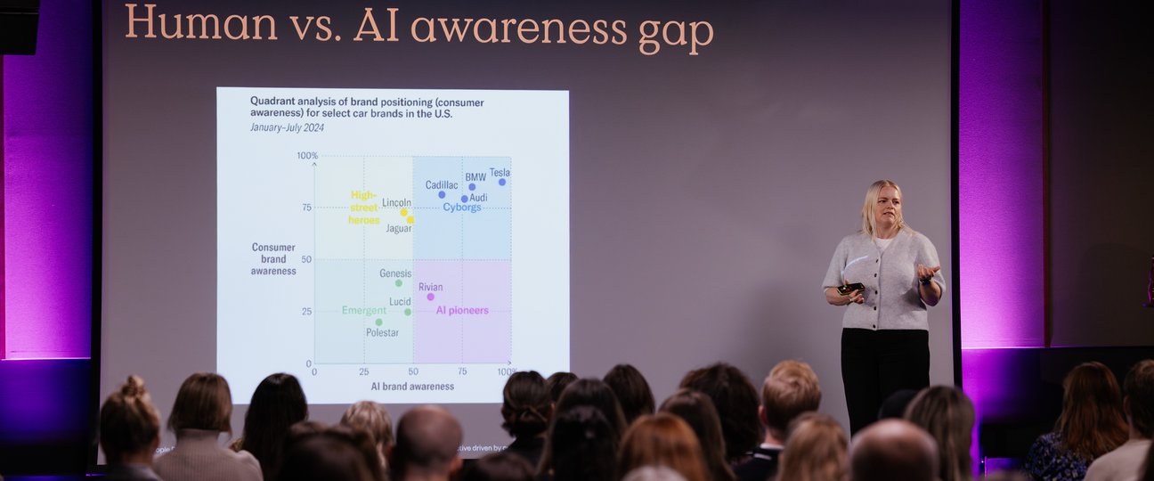 bilde av torunn som snakker om ai-søk og seo