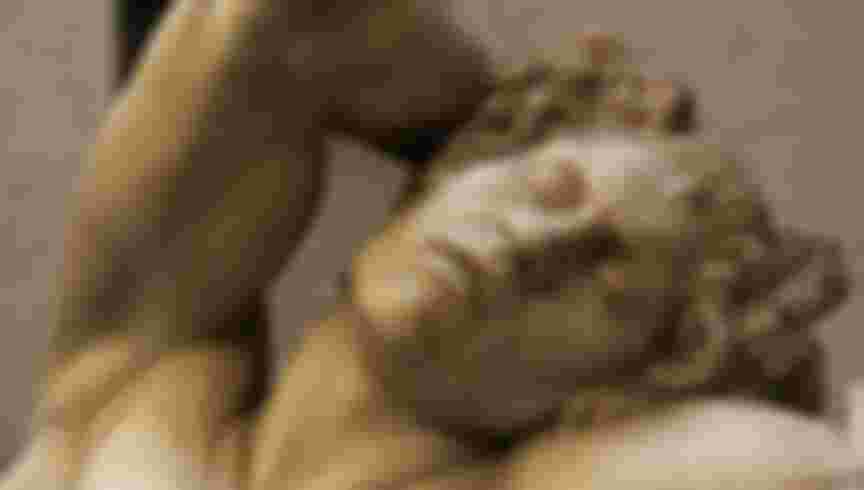 A statue of a sleeping satyr dating from around 220 BC. Credit: PRISMA ARCHIVO / Alamy Stock Photo