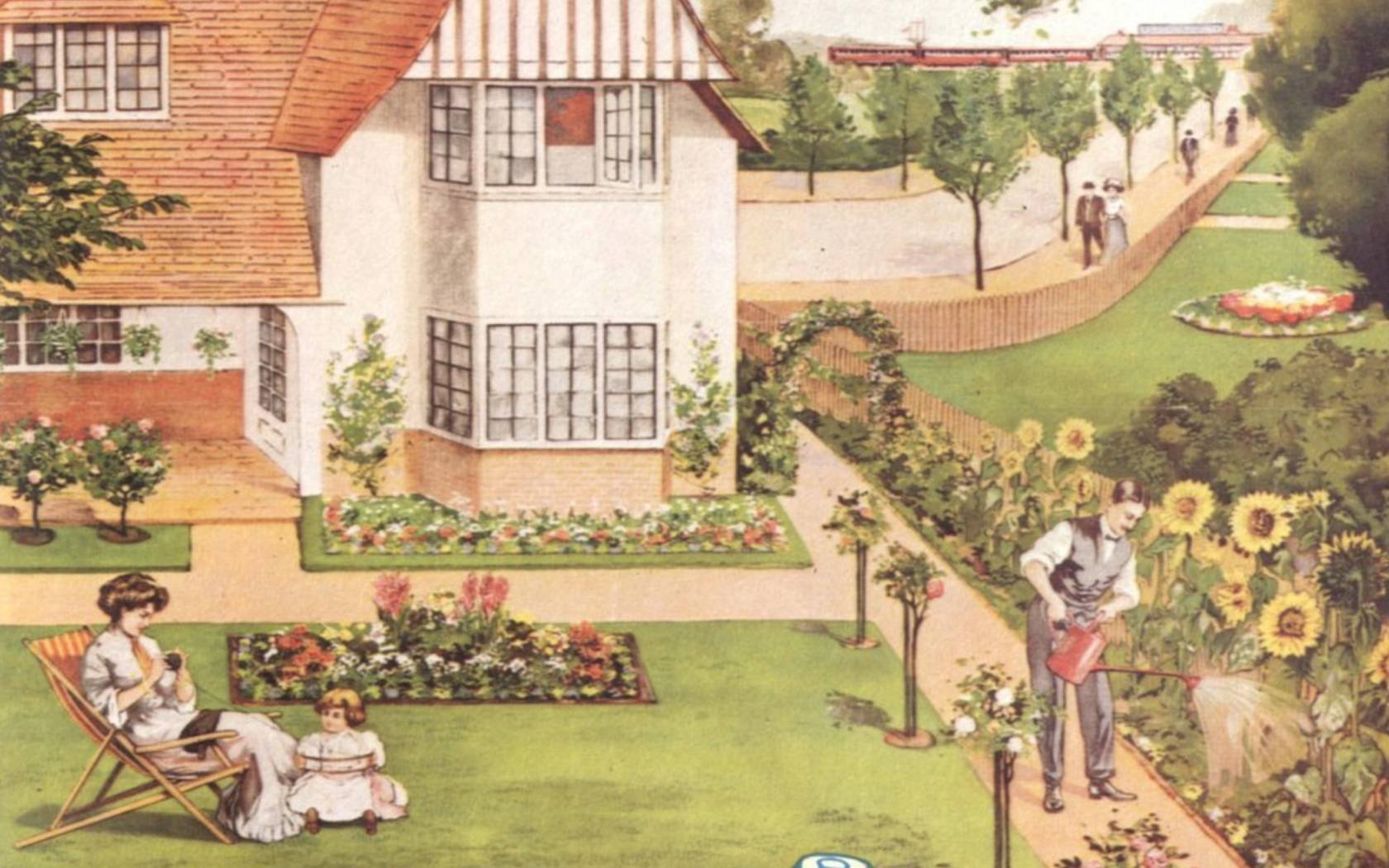 1930s poster for the London Underground.