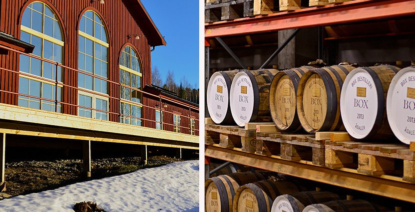 Box Destilleri i Kramfors producerar 170 000 liter whisky per år men ska nu fördubbla mängden till 340 000 liter. 