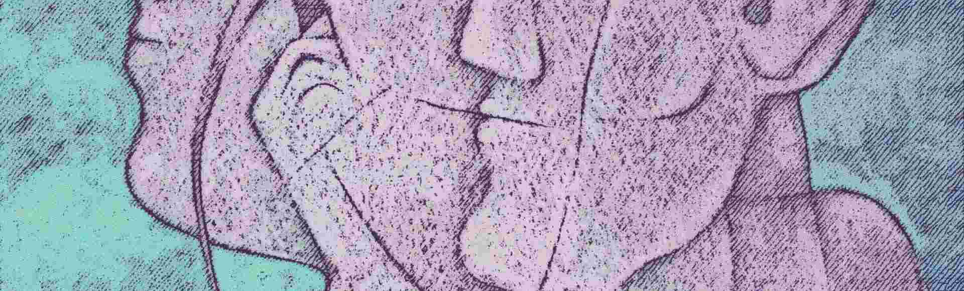 Abstract of a meditative spiritual state.