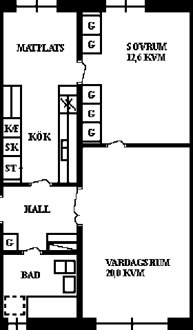 PlanlösningHistoriegränd 20 B