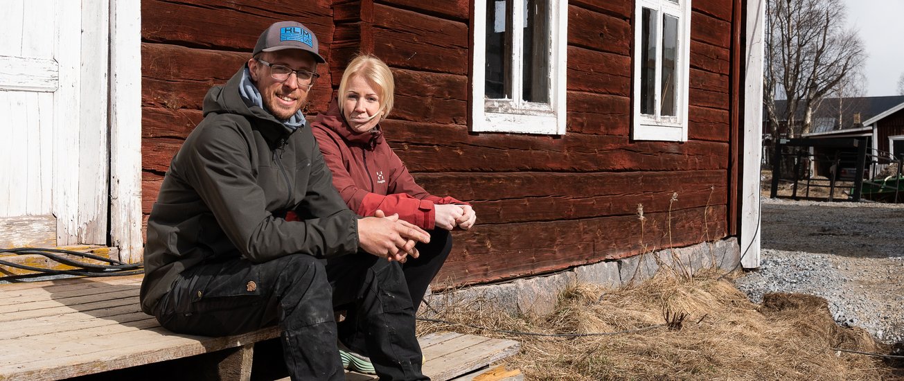 De räddar ett ödehus i Roknäs