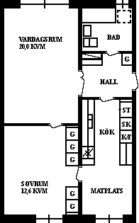 PlanlösningHistoriegränd 20 B