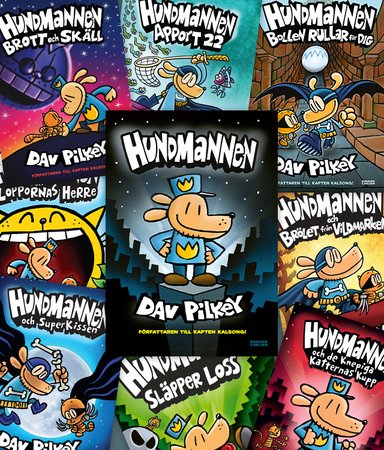 Alla Hundmannen-böckerna - i ordning