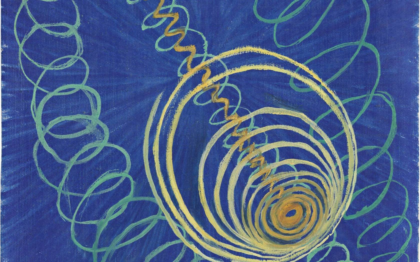 Hilma af Klint, Primordial Chaos, No. 16, The WU/ROSEN Series. Grupp 1, 1906-07