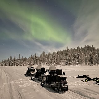 Paradise Lapland skotertur norrsken