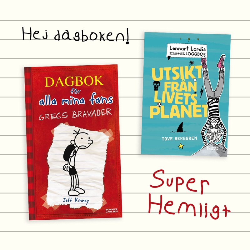 Kära dagbok! 6 barnböcker i dagboksformat