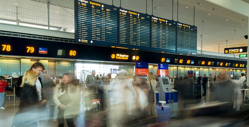 Med sex procent har flygresandet ökat. 