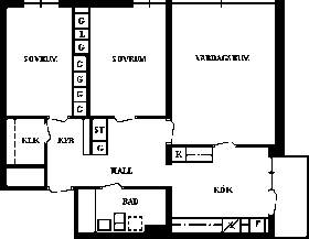 PlanlösningMariehemsvägen 7 E