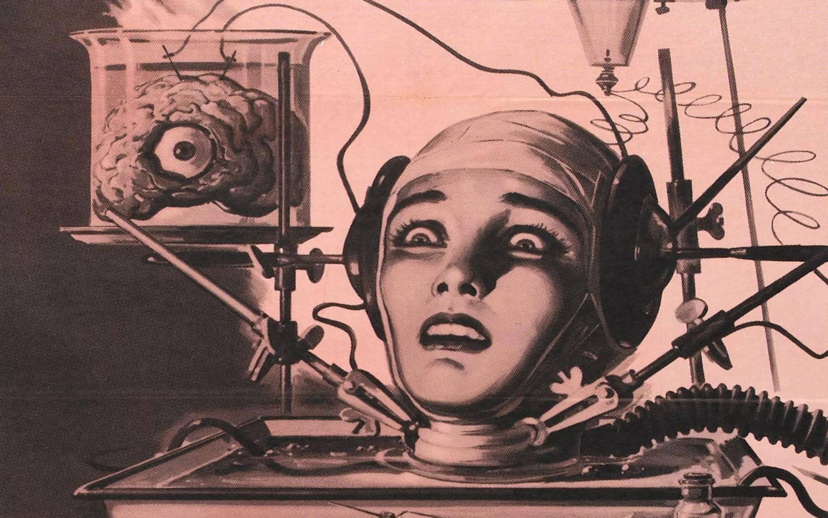 A poster for the film, The Brain That Wouldn't Die.