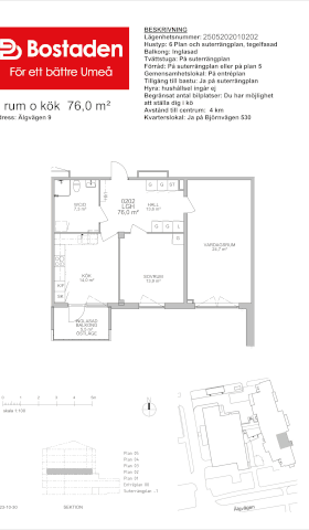 PlanlösningÄlgvägen 9