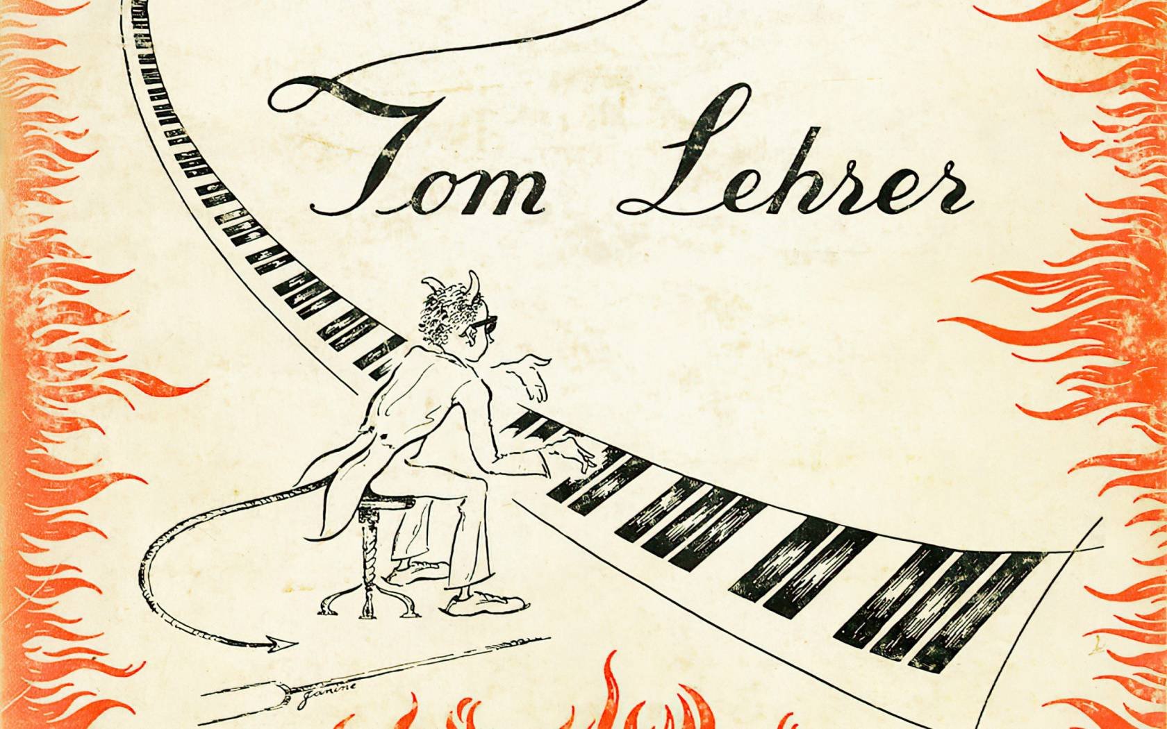 A vintage vinyl album of Tom Lehrer.