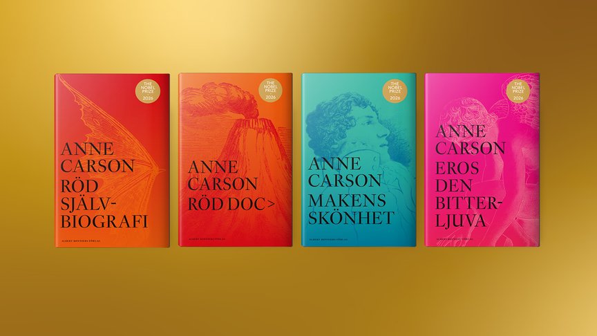 Fyra nyutgåvor av Anne Carson – Nobelpristagaren i litteratur 2026