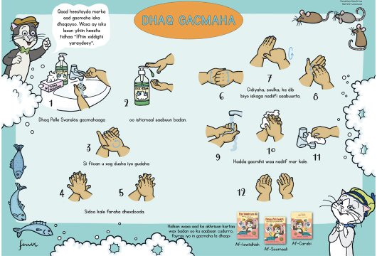 Affisch Pelle Svansl&ouml;s &ndash; tv&auml;tta h&auml;nderna somaliska