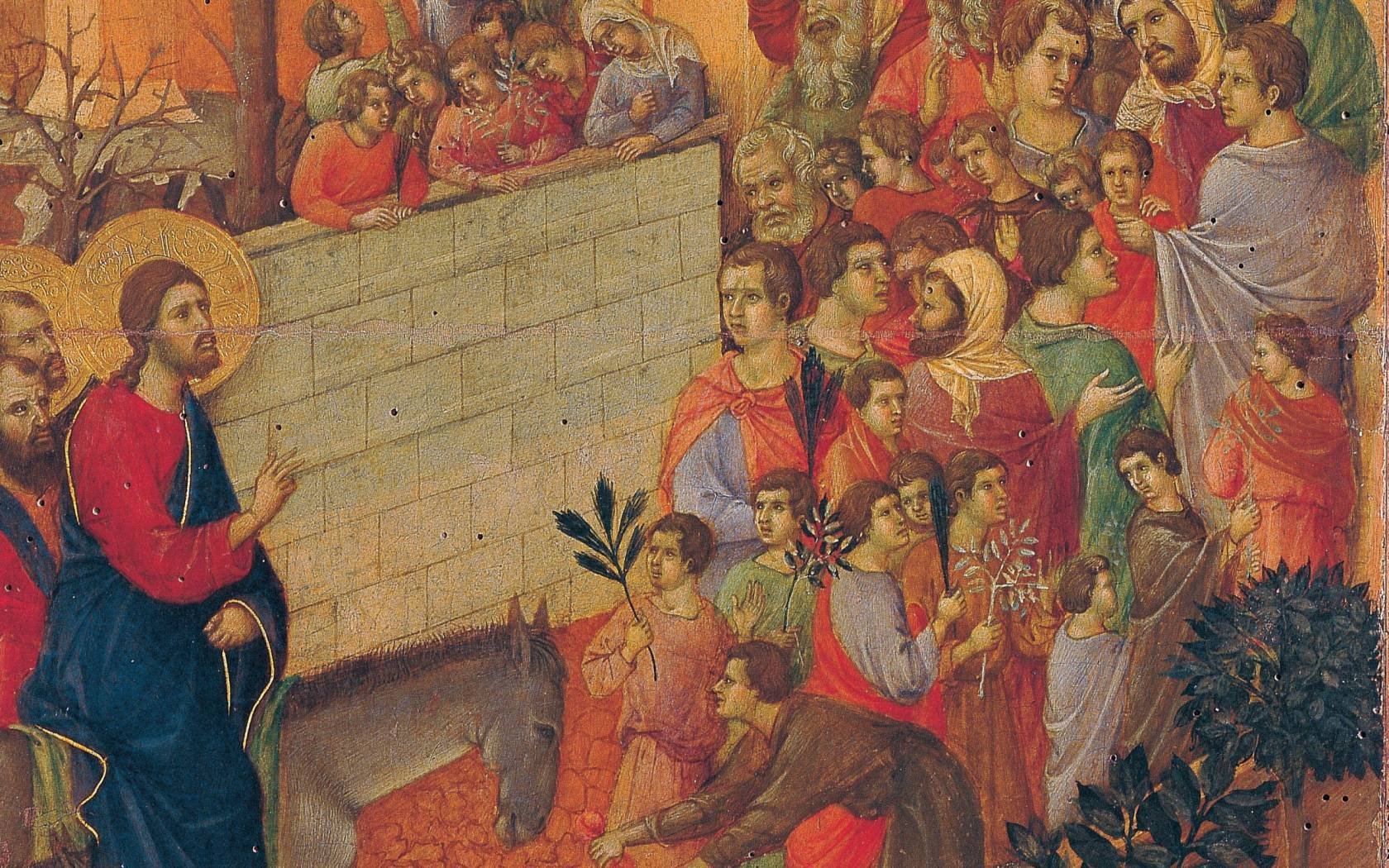 A panel from Duccio's Maestà.