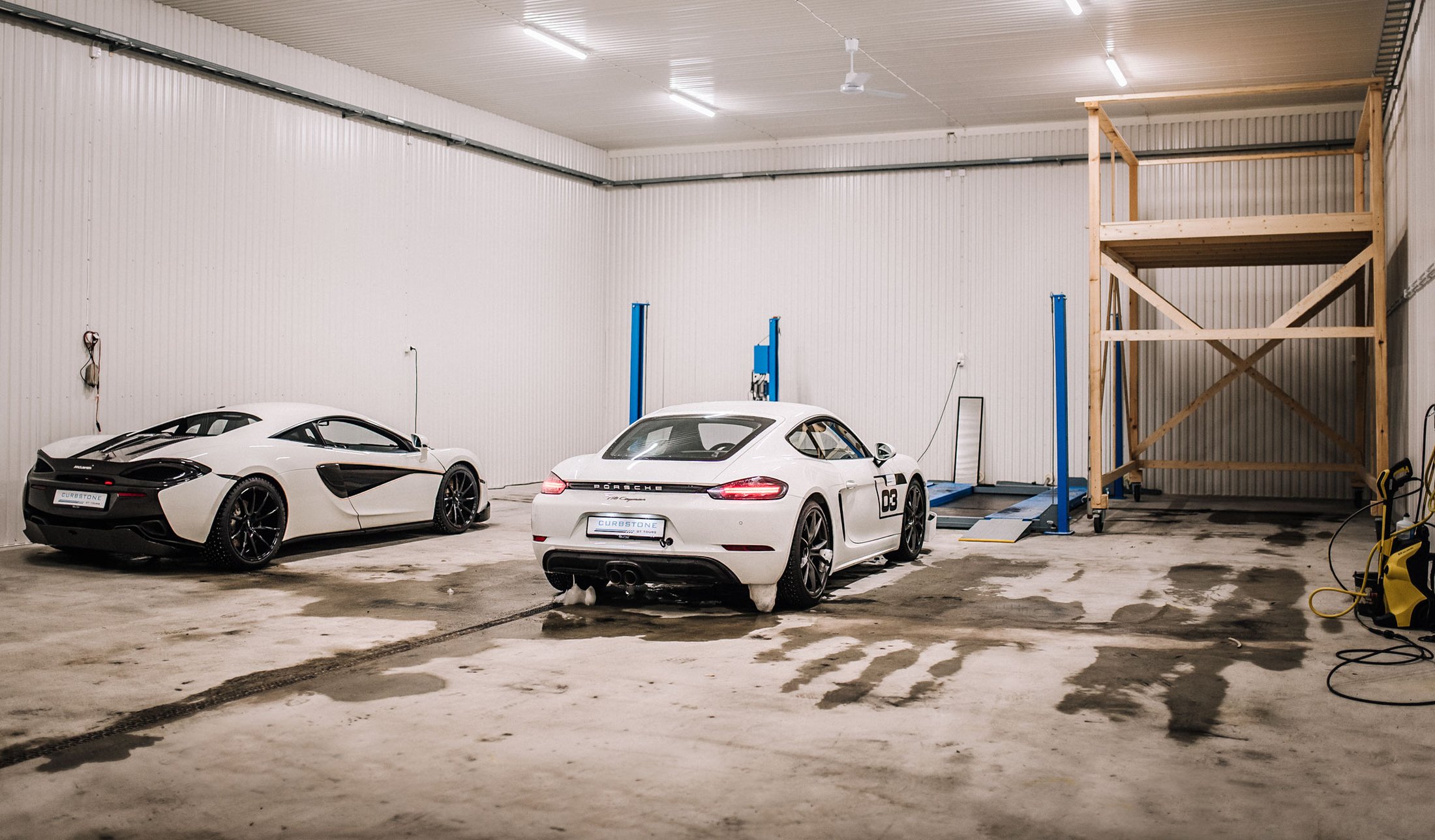 Maskinhall med järnvitriol