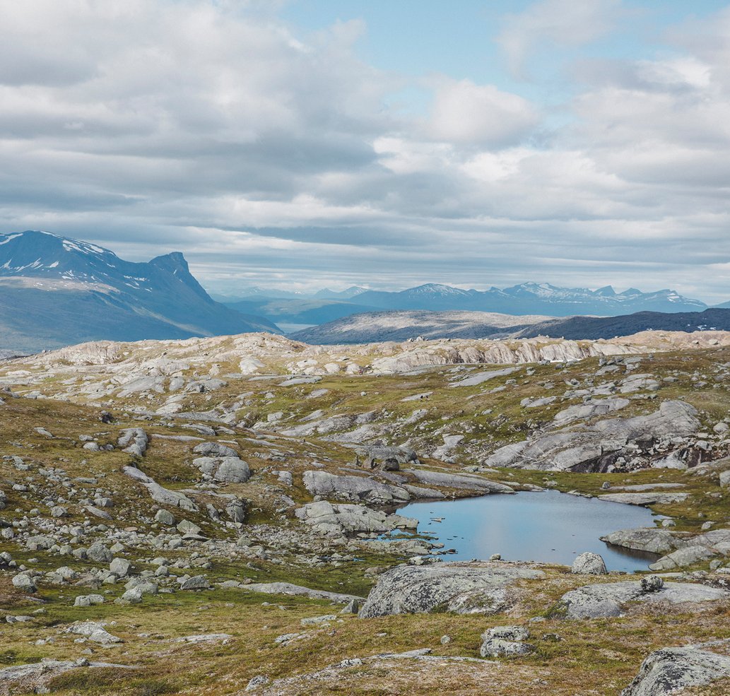 Brudsl&ouml;rvatnet p&aring; Norska sidan
