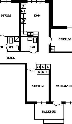 PlanlösningYstarvägen 147