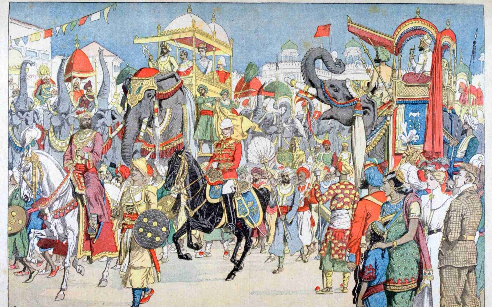 A depiction of the 1903 Delhi Durbar in Le Petit Journal, a contemporary Parisian newspaper.